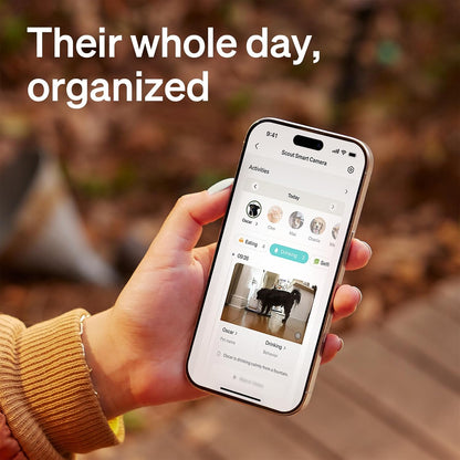 PETLIBRO AI Indoor Dog Camera with Mobile App - Multi-Pet Recognition, Daily Activity Analysis, Smart Summaries, 360° View, 1080P Night Vision, 2-Way Audio, WiFi Enabled Cat Cam