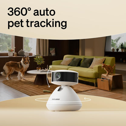 PETLIBRO AI Indoor Dog Camera with Mobile App - Multi-Pet Recognition, Daily Activity Analysis, Smart Summaries, 360° View, 1080P Night Vision, 2-Way Audio, WiFi Enabled Cat Cam