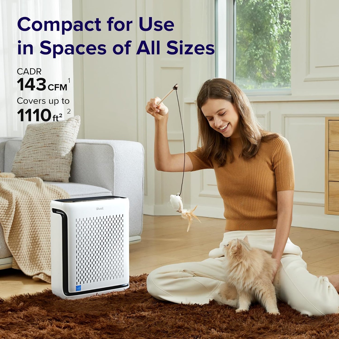 Oasismist 1000S 10L Smart Humidifier and Vital 100S-P Air Purifier with HEPA Filter for Areas up to 1110 sq. ft.